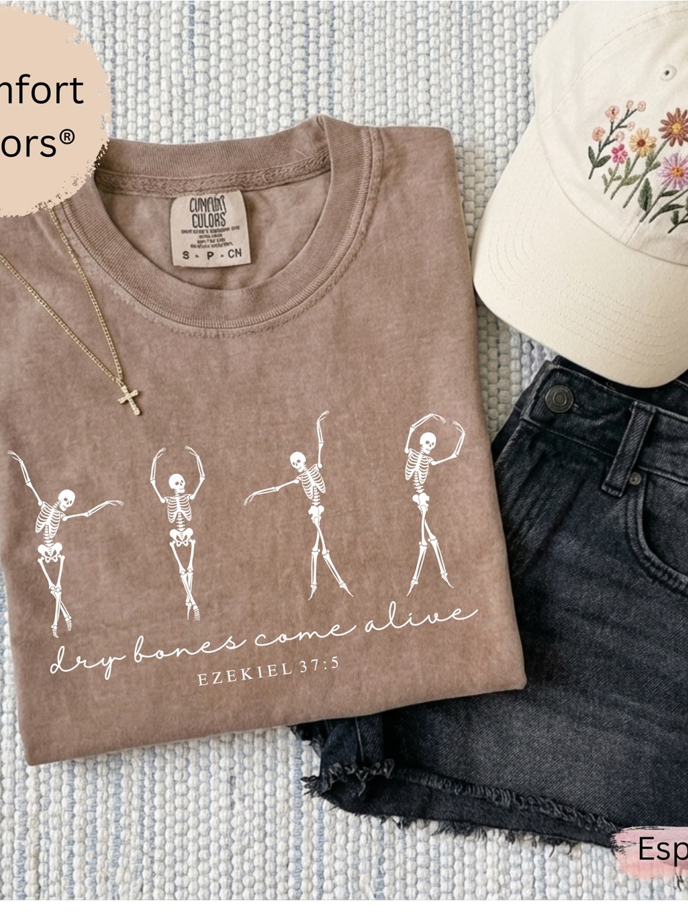 Comfort colors Graphic T-Shirt - Skeleton Dance